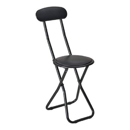 VECELO折り畳み椅子パイプイス【2脚セット】背もたれなし折畳み軽量コンパクトコンパクト収納完成品組..