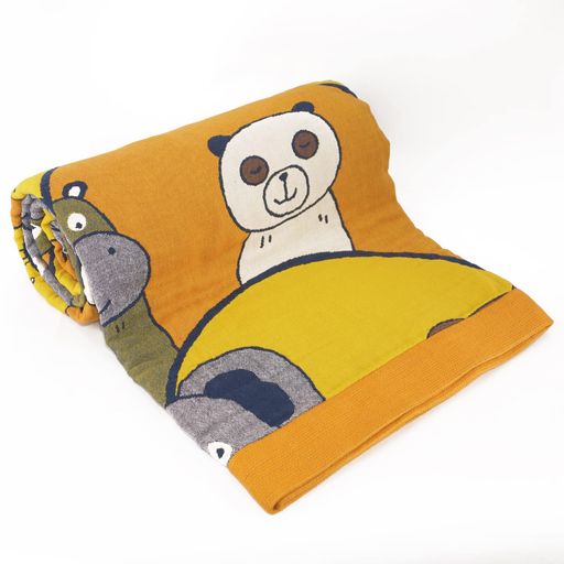 Vanxingガーゼケットシングル4重織り天然綿100%吸湿通気夏快眠肌に優しい年中快適丸洗いOK軽量リバーシ..