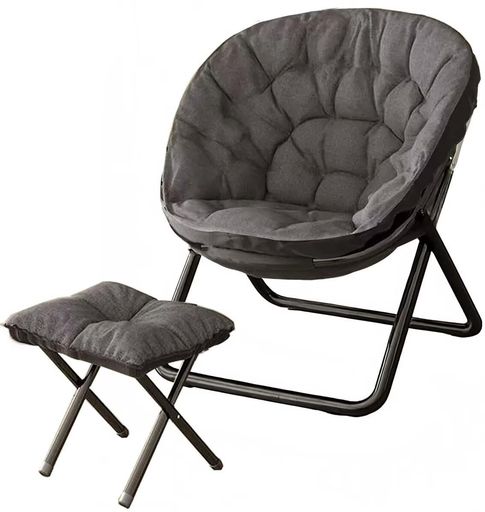 TUIYIDUOリクライニングチェアリラックスチェア耐荷重300KG幅75x奥行45x高82.5cm折りたたみ式足置き台付きガーデンチェア一人掛け座椅子通気性柔らかく座り心地良い持ち運び簡単屋内屋外兼…