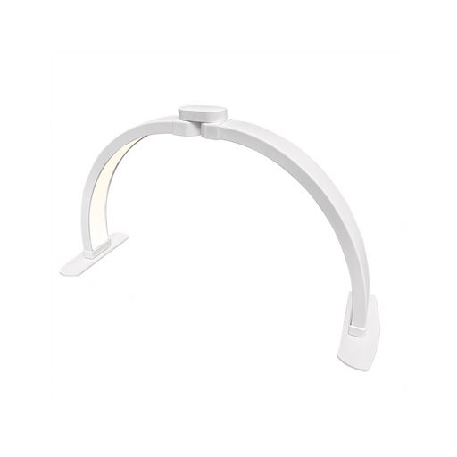 MSHUIINGハーフムーンライト折りたたみ式ランプデスクトップLEDランプ10段の明るさ調整LED調光308個のL..