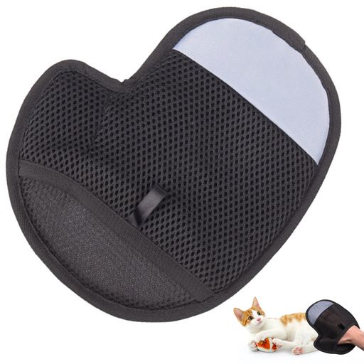 EsiFareグルーミング手袋ペット毛除去グローブ双方向ブラシ猫の毛取りペット用グローブブラシ静電気猫..