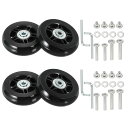 PATIKIL交換用荷物スーツケースホイール修理キット70mmx19mm耐摩耗性とミュート回転キャスターホイール