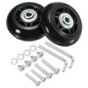 PATIKIL交換用荷物スーツケースホイール修理キット60mmx24mm耐摩耗性とミュート回転キャスターホイール