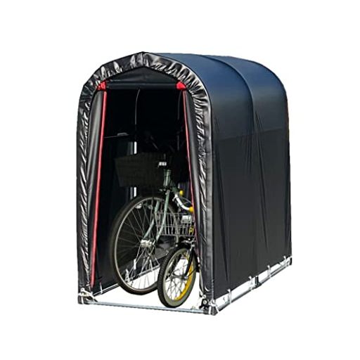 南榮工業(Nan-aCorporation)サイクルハウス2台用BK本体一式ブラックカーテン開閉耐水圧50000mmバイク自..