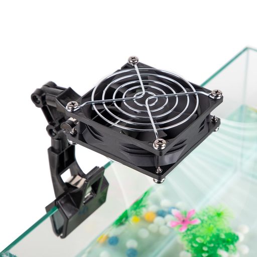 AKEIE水槽用冷却ファンアクアリウム用水槽用クーラー小型水温上昇対策約-3°C冷却効果60cmまでの水槽水..