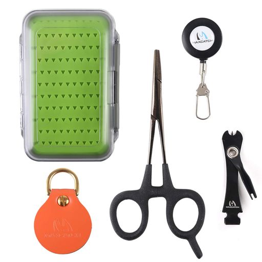 MMAXIMUMCATCHMaxcatchフライフィッシングアクセサリーベストパックツールセットラインニッパー/フォー..