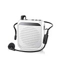 拡声器メガホンポータブル拡声器ハンズフリーRosemariesメガホンハンドマイク小型イベント講演店頭販売街頭演説誘導案内などに適用音楽再生可能microSDカード対応マイク付き日本語説明書…(3)
