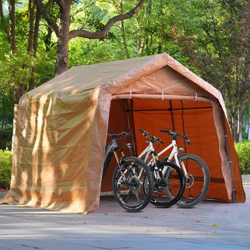 BTM車庫テントガレージテント車庫お祭奥3mx幅3.3mx高さ2.56mカーポートサイクルハウスバイク自転車一輪..