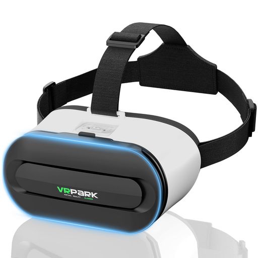 【2025年新型VRメガネ】VRゴーグルスマホ用UBEJIVRヘッドマウントディスプレイ超広角120°1080P焦点距離および瞳孔間隔調整可能非球面光..