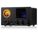 NOBSOUNDTUBE-T5Cミニ真空管プリアンプ4入力切替器ヘッドホンアンプ搭載VUメーター付180V高電圧設計オペアンプ/チューブ交換可能ダブルRCA出力低音/高音調節RGB照明