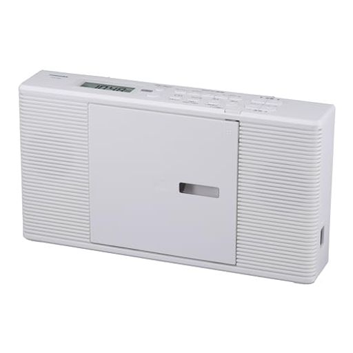 TOSHIBA(東芝)CDラジオTY-C260(W)スリム&コンパクトワイドFM対応アルカリ乾電池対応奥行6.2cm語学学習機能充実モデル