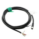 HANGTONM88ピンメス電源データケーブルBAUMERCXマシンビジョン産業用カメラセンサー自動制御I/O、Aコーディング、シールド、1M