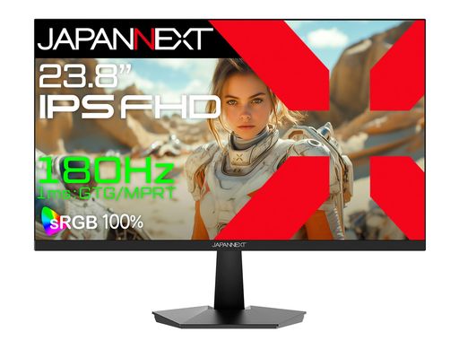JAPANNEXT23.8インチIPSパネル搭載180Hz対応フルHD(1920x1080)解像度ゲーミングモニターJN-IPS238G180F..