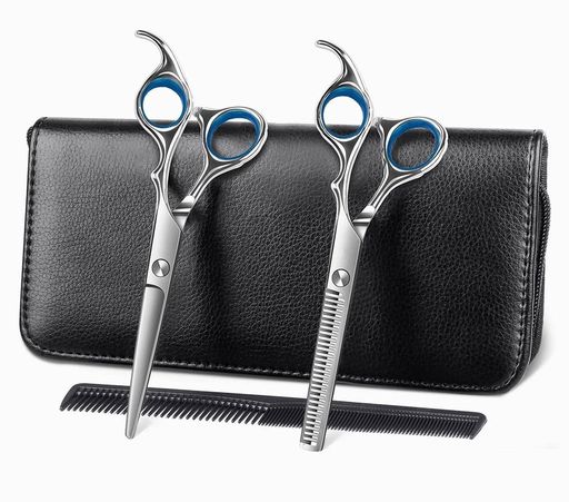 散髪ヘアカットすきばさみセットハサミシザー左右プロ初心者美容師理容師セルフカットカットはさみケー..