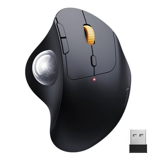 PROTOARCトラックボールマウスBLUETOOTH/2.4GHZ両対応3台同時接続無線マウストラックボール静音親指TYPE-C充電式大容量バッテリー内蔵5段階DPI調節可能進む/戻るボタン搭載 PROTOARCトラックボールマウスBLUETOOTH/2.4GHZ両対応3台同時接続無線マウストラックボール静音親指TYPE-C充電式大容量バッテリー内蔵5段階DPI調節可能進む/戻るボタン搭載