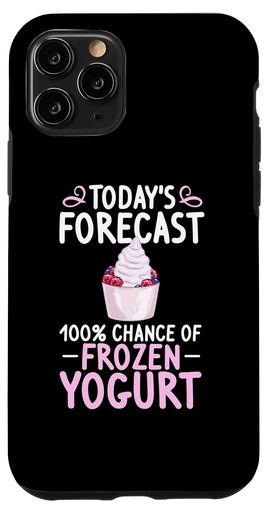 iPhone11ProフローズンヨーグルトFroyoアイスクリームメーカーレシピスマホケース