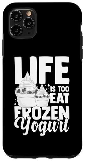 iPhone11ProMaxフローズンヨーグルトFroyoアイスクリームメーカーレシピスマホケース