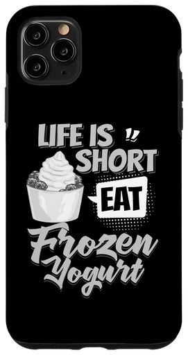 iPhone11ProMaxフローズンヨーグルトFroyoアイスクリームメーカーレシピスマホケース