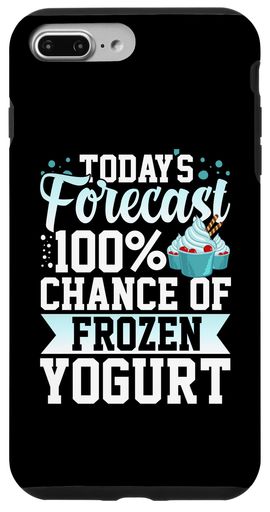 iPhone7Plus/8PlusフローズンヨーグルトFroyoアイスクリームメーカーレシピスマホケース