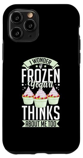 iPhone11ProフローズンヨーグルトFroyoアイスクリームメーカーレシピスマホケース