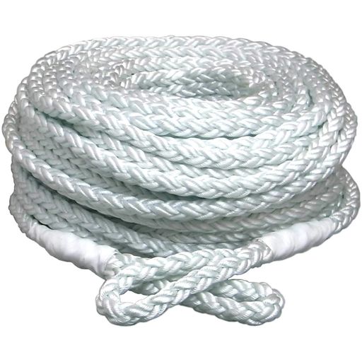まつうら工業ウインチ用ナイロンクロスロープ8打ち8mmx200m両端アイ加工NR-8CROSS-8-200