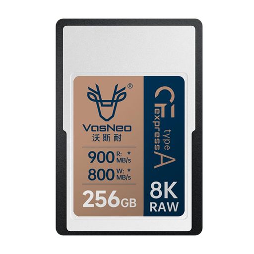 VosNeo256GBCFexpressTypeAメモリーカード最大読み取り速度900MB/s最大書き込み速度800MB/s8KRAWビデオ対応