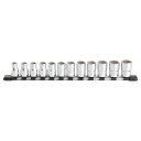 トネ(TONE)ソケットセット(12角・ホルダー付)HD412差込角12.7mm(1/2”)内容12点
