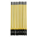アネックス(ANEX)カラービット段付+2X15010本袋AC-16M【端子台の下段側に入りやすく、安定した使用感】インパクトドライバー