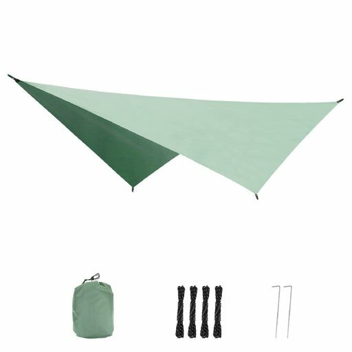 JEELADタープ天幕シェード防水タープ軽量キャンプ正方形多機能グランドシートテント紫外線カット遮熱サ..