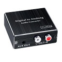BLUPOWDACデジタルアナログ変換器光・同軸入力右向き矢印RCA+3.5MMステレオ出力オーディオ変換器光デジタルアナログ変換DAコンバーターDIGITALTOANALOGCONVERTER