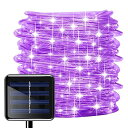 SUNSEATONソーラーストリングスライト、100LED10MIP65防水イルミネーションライト、銅線ライト、ガーデン/フェンスツ/ウェディング/パーティー/クリスマス装飾用、屋外ガーデンライト、室内…