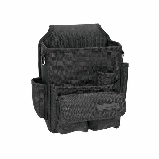 ジェフコムスムーズハイポーチフタ付ポケット2個+内ポケットNDS-862-KKK