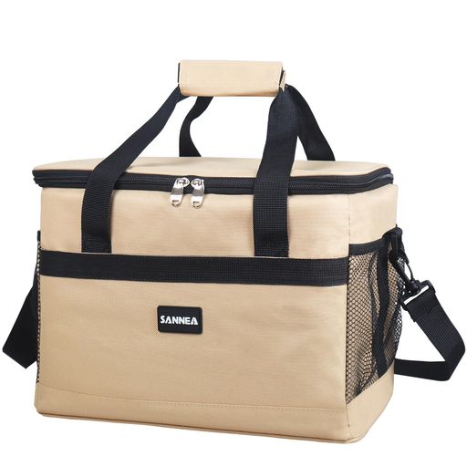 クーラーボックス大容量35L4層断熱布ハンドル保冷保温折り畳み収納可能軽量ソフト手提げと肩掛け両用お..