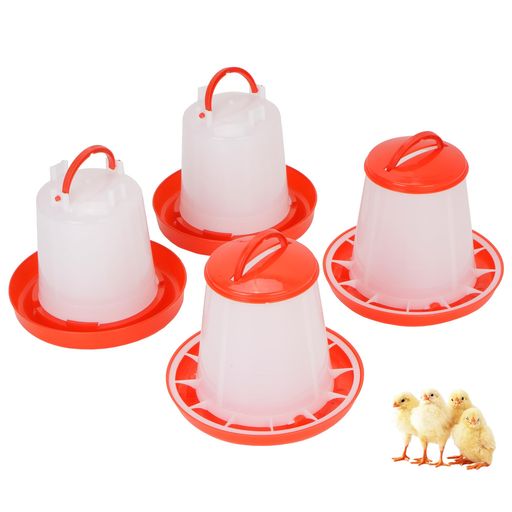 rloao鶏餌入れ水飲み器大容量自動給水器自動給餌器鳥アヒルチキンうずら用ペット放し飼い餌やりエサ台..
