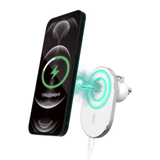 magsafe車載スマホホルダー車ワイヤレス充電マグセーフ車TiToK15W急速充電Qi認証マグセーフ対応TiTOKエ..