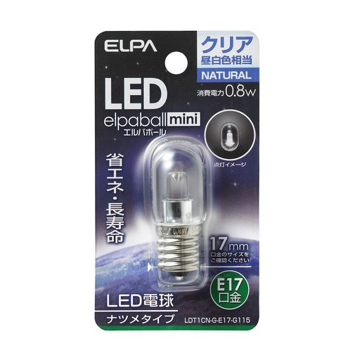 Other - ELPAエルパLEDナツメ形E17昼白色屋内用省エネタイプLDT1CN-G-E17-G115