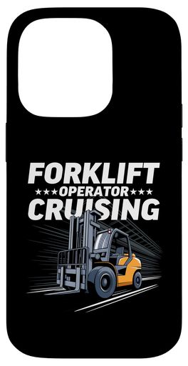 ”Forklift Operator Cruising” 倉庫 作業員 フォークリフト 運搬 産業 機械 スマホケース iPhone 14 Pro 用