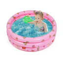 子供用プールビニールプール丸型1人遊べるベビー3気室家庭用100CM*100CMファミリーボールプール自宅マンションリゾートベランダお庭で水遊び猛暑対策