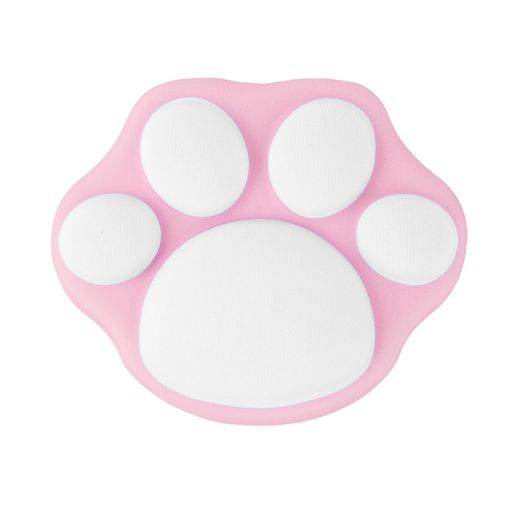 マウスリストレストかわいい猫の足の形小型軽量ゲル充填腕置きマウス手首クッションハンドレストアームレスト低反発人間工学快適PU底滑り止めおしゃれ猫爪肉球オフィス/...