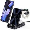 PIXELWATCH充電器スタンド、ピクセルウォッチ3/2対応、3IN1ワイヤレス充電器、ピクセルウォッチスタンド、折りたたみ式、PIXEL9/8/7/6シリー...