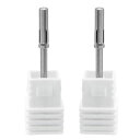 Bestgleネイルビット2本マルチビットコンビネーションネイルマシーン用電動ネイルドリルビット2.35mm軸径ネイルマシン用研削ビットネイル用金属バー研削ネイルヘットネイルファイル爪磨…