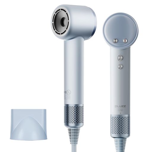 【PLUZZ史上最軽量モデル5億個のマイナスイオン】ドライヤーLite速乾·大風量·美髪強力ブラシレスモーターヘアドライヤー冷風ショットNTC温度制御システム過熱防止-コンパクト低騒音1200W…