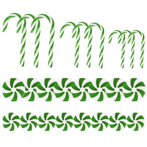 クリスマスキャンディ飾り25枚セットクリスマスオーナメントキャンディケーンcandycanes杖あめクリスマスツリーオーナメント飾り吊り下げ北欧キャンデー杖松葉杖新年パーティークリスマ…