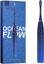 OCLEANFLOW電動音波歯ブラシ電動ハブラシソニック【180日間の使用可能/5つモード/AI音波振動/静音設計/敏感歯対応】旅行用充電式歯ブラシデュポンブラシ付属歯茎ケアIPX7防水TYPE-C充電式出張…