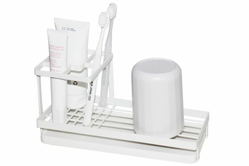 QINGQIU歯ブラシスタンド大容量歯ブラシホルダー清潔衛生おしゃれ歯ブラシ立て歯ブラシ置き歯磨き粉コ..