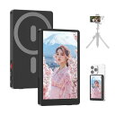 XBONFIREスマホ自撮りモニター4インチ超薄型Vlogモニターiphone背面カメラモニタースマホの外カメラ画面ミラーリング可能な磁気式ディスプレイMagSafe対応iphoneの画面をモニターに映す
