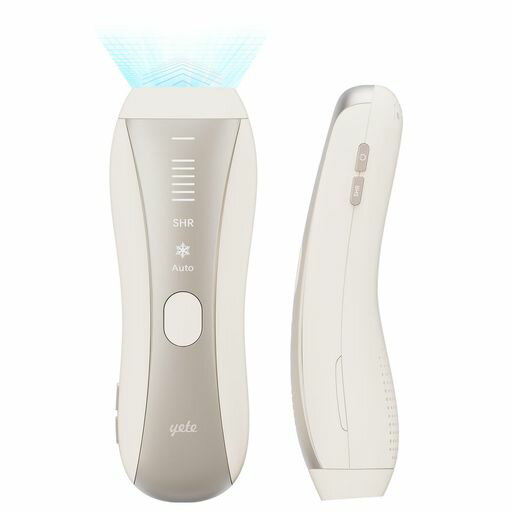 Yete(エイティー)脱毛器IPL光脱毛器サファイア冷却SHR連続照射スキンセンサー搭載6段階レベル手動/自動..