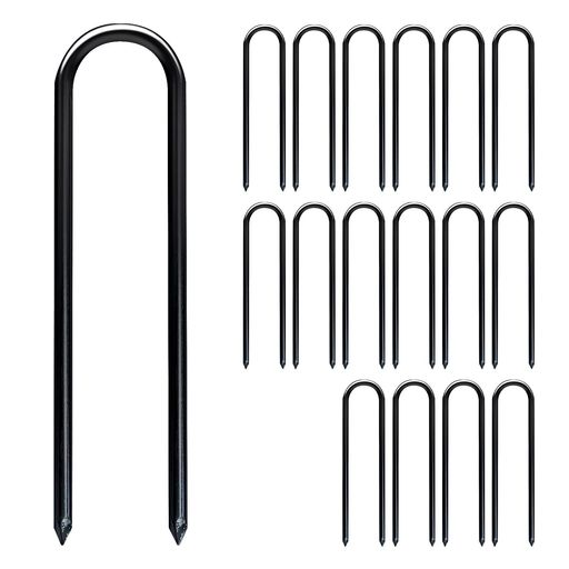 SutekusU形ペグU字内幅6cm長さ30cm直径6mmテントペグキャンプサッカーゴールトランポリンなど固定用収..