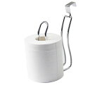 トイレットペーパーホルダーシルバーシングル1連壁掛けネジ付属紙巻器