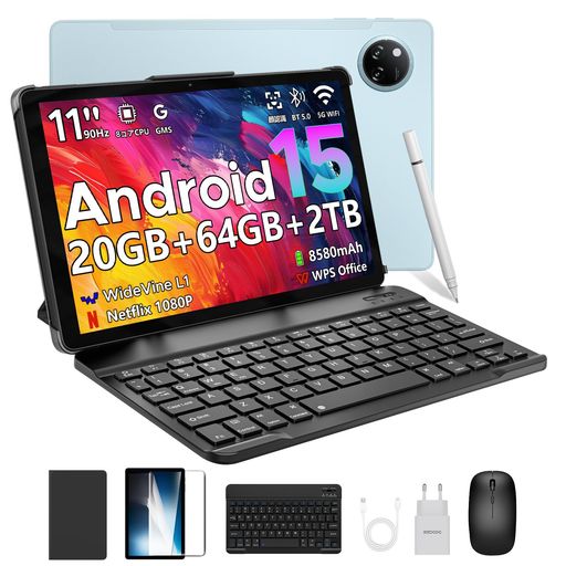 【タブレット11インチWi-Fiモデル】DOOGEEA9+セット版Android15タブレット8コア8580mAh1280*800解像度9..
